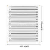 Aperturee - Aperturee Accurate Lineup Height Charts Photo Booth Party Backdrop